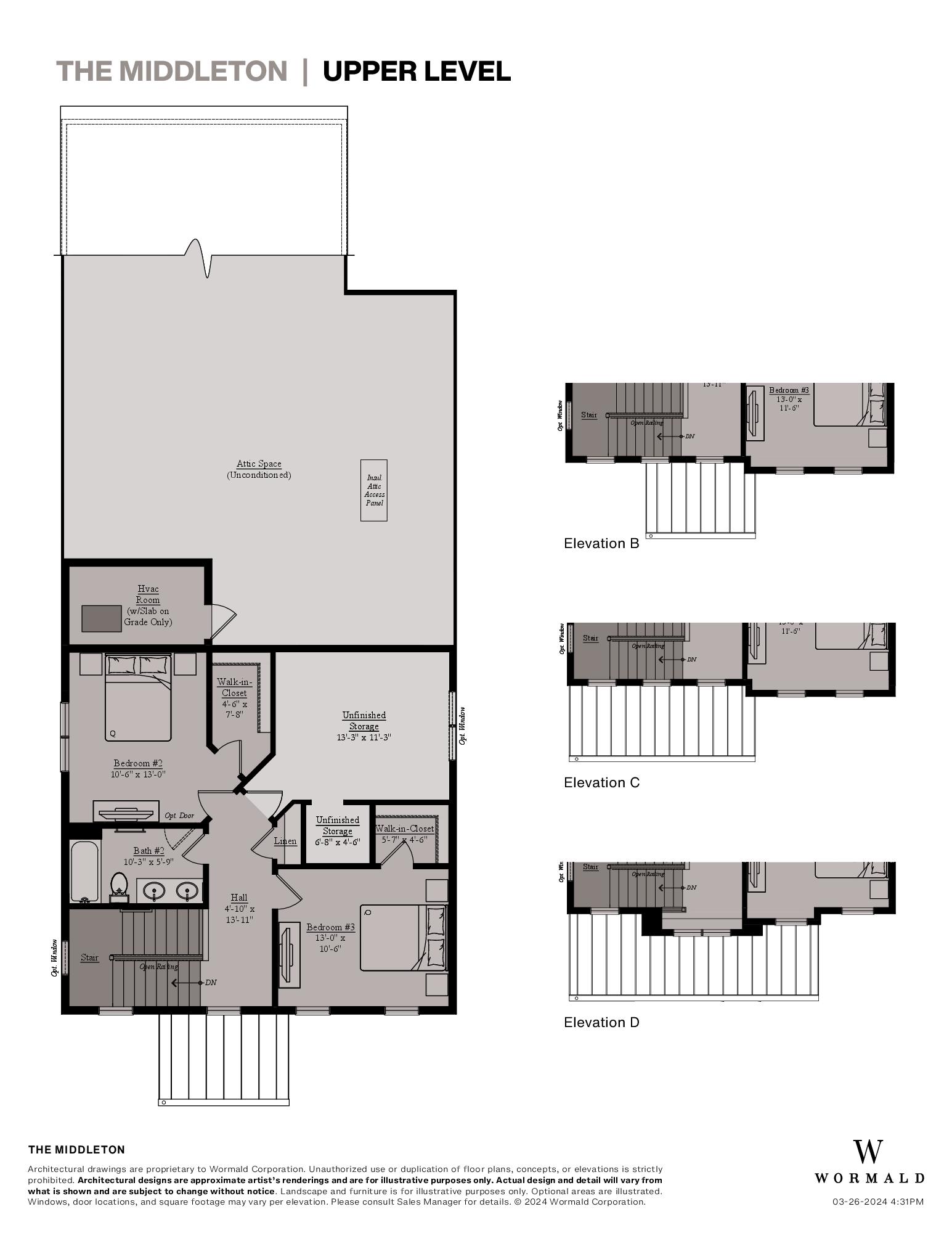 The Middleton floor plan 2