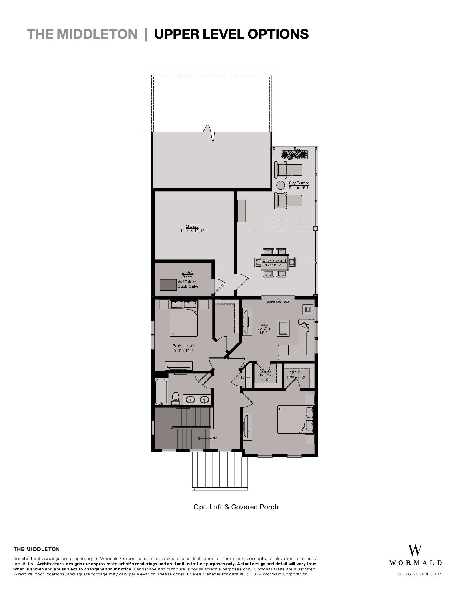 The Middleton floor plan 8