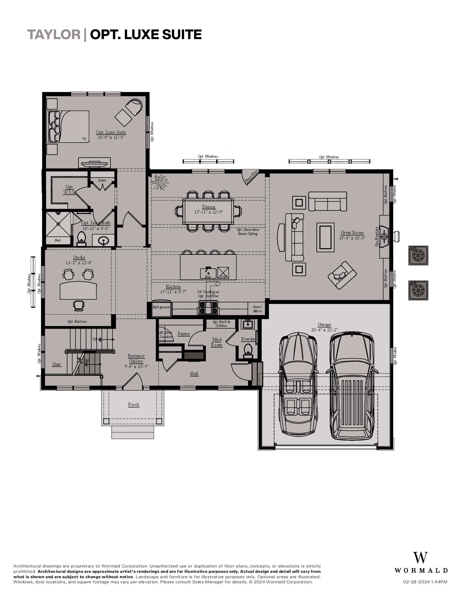 The Taylor floor plan 2