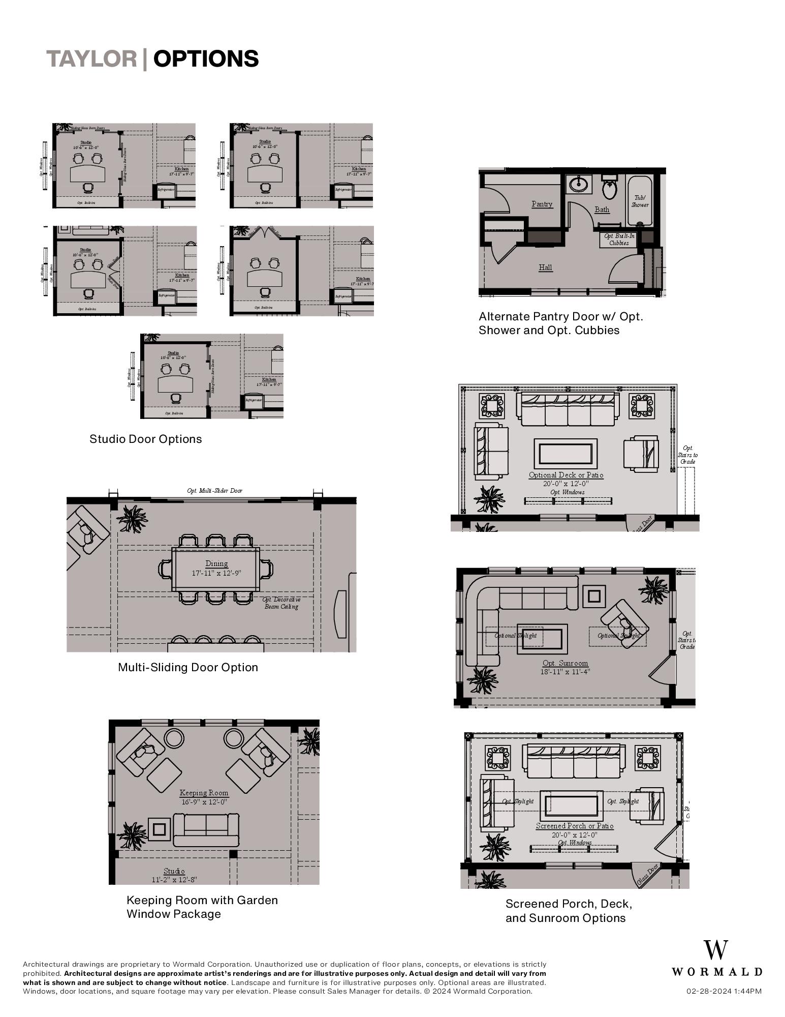 The Taylor floor plan 4