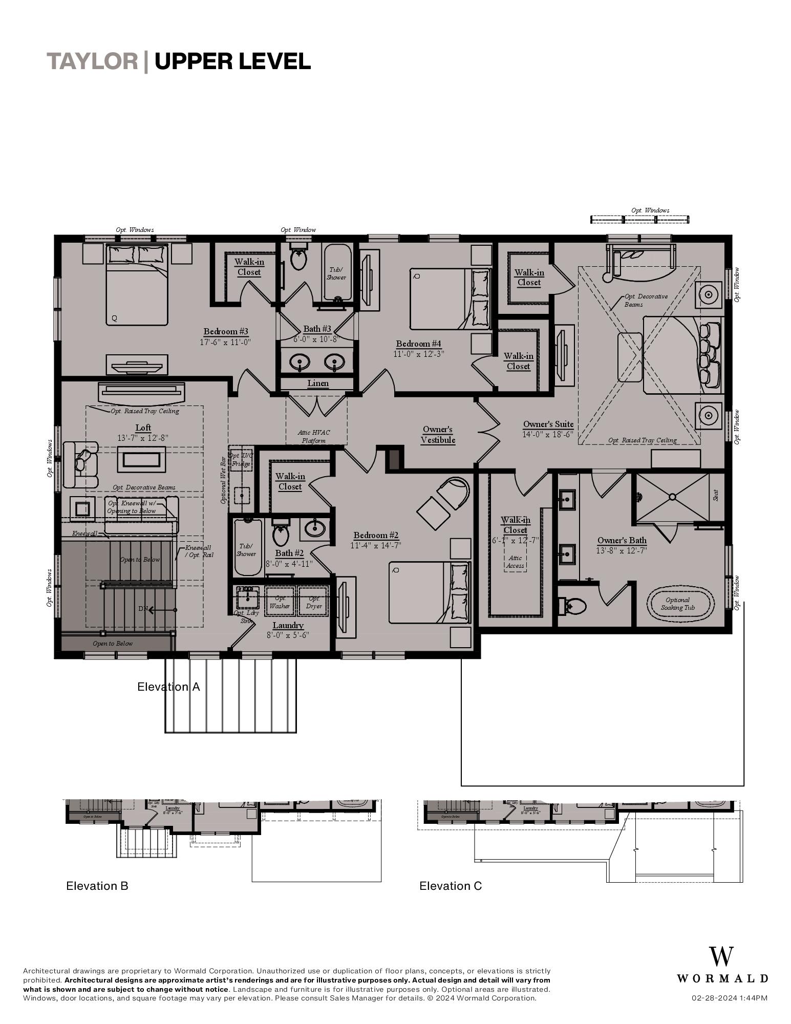 The Taylor floor plan 6