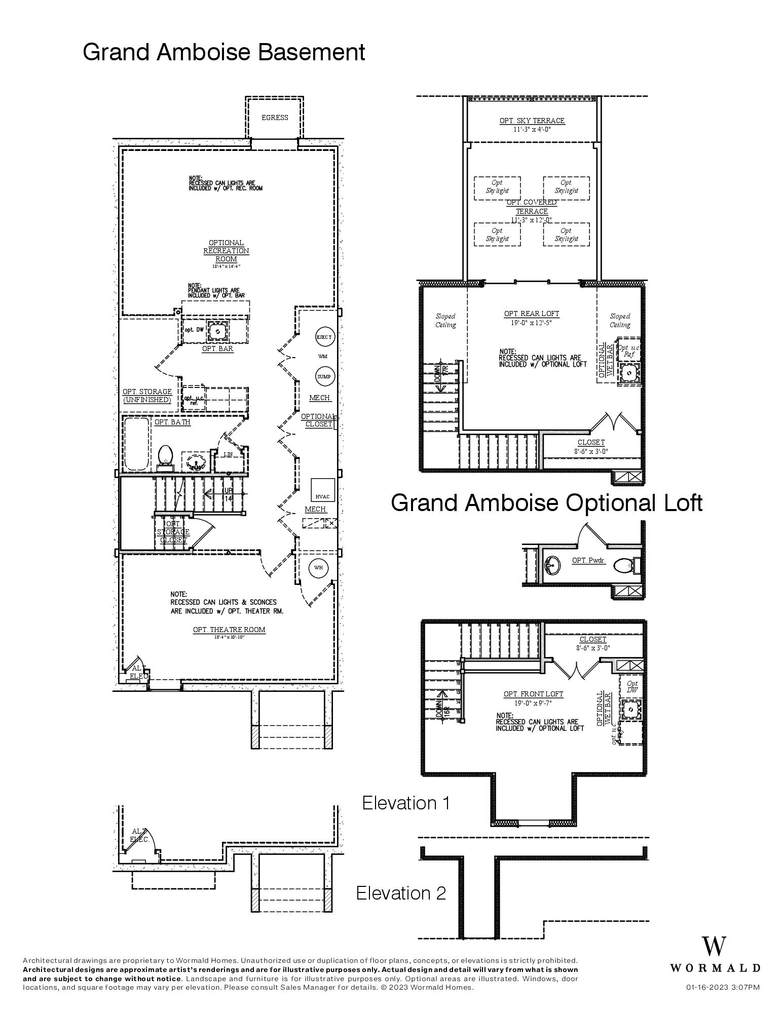 The Grand Amboise floor plan 4