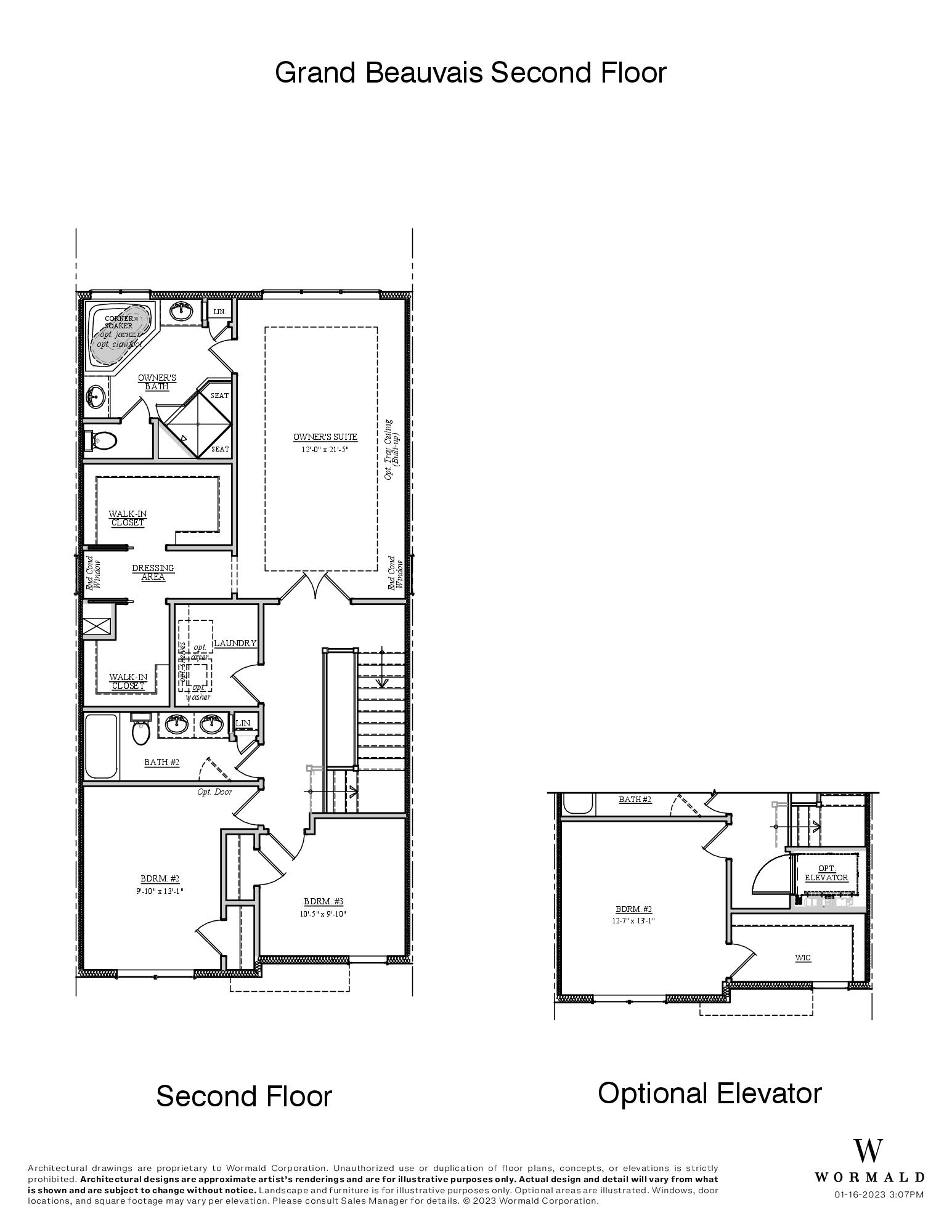 The Grand Beauvais floor plan 2
