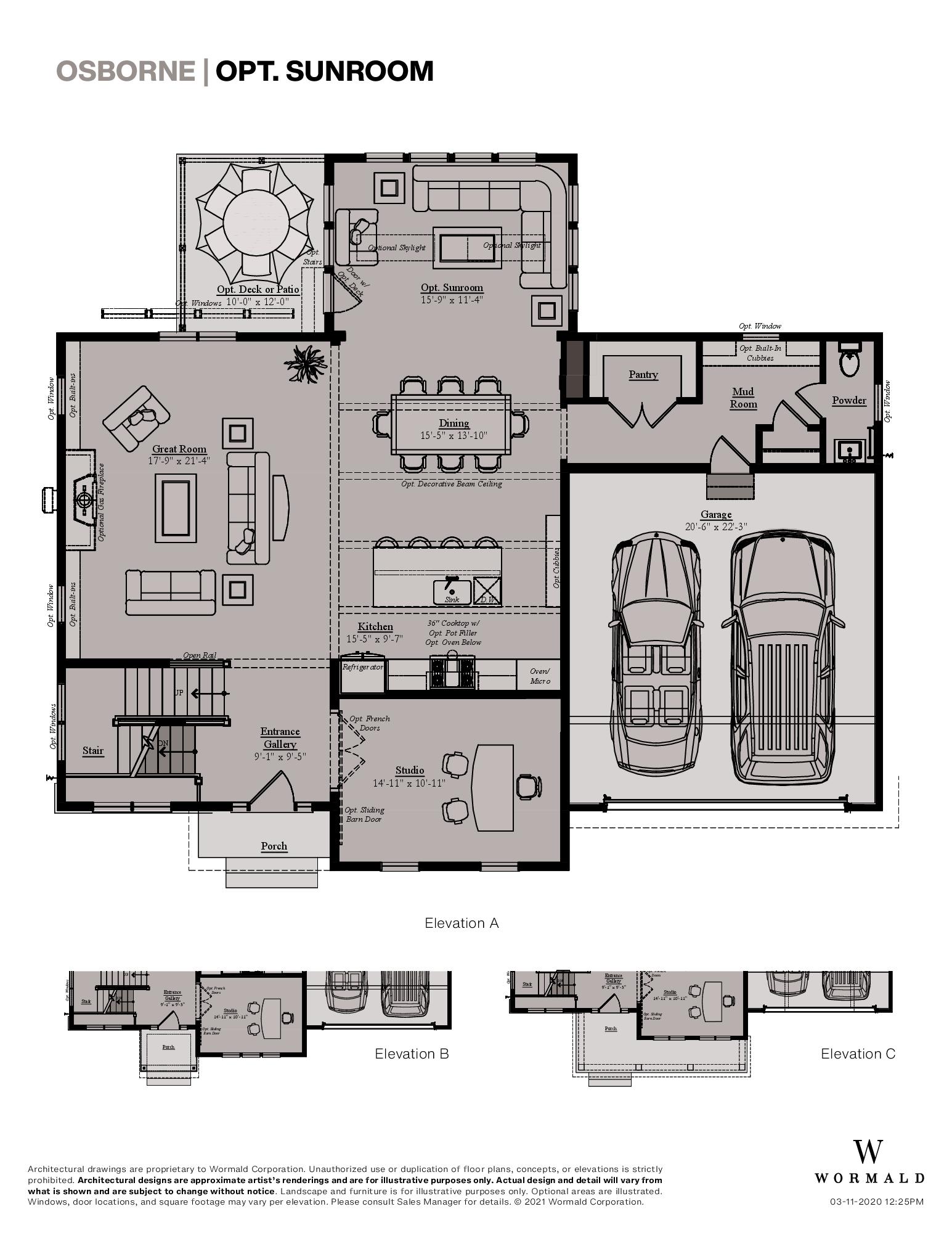 The Osborne floor plan 4