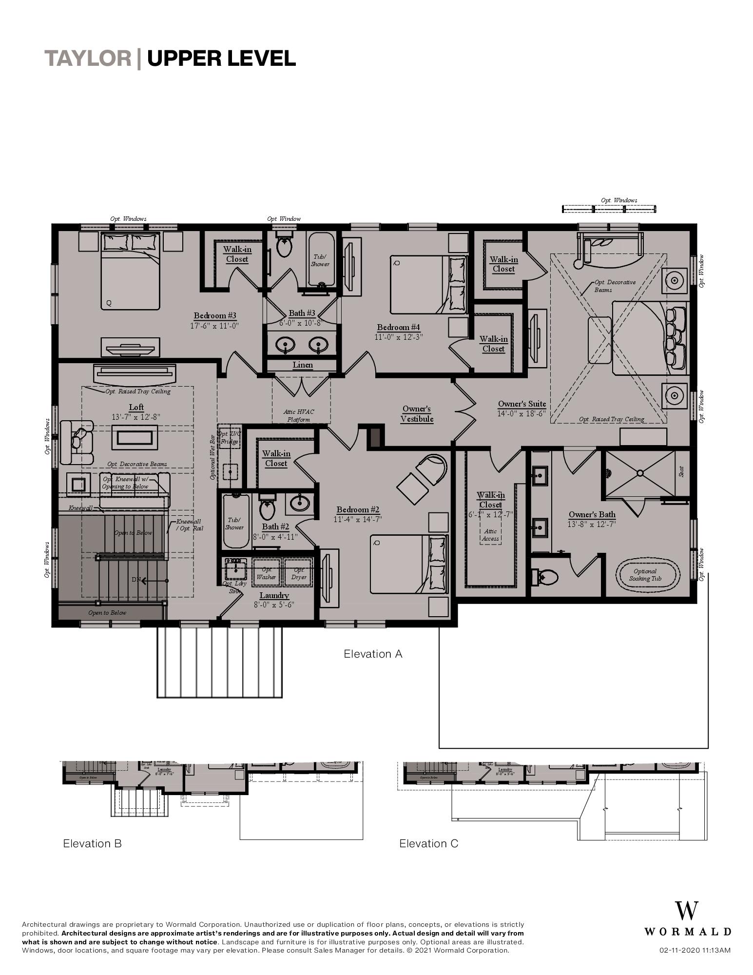 The Taylor floor plan 6