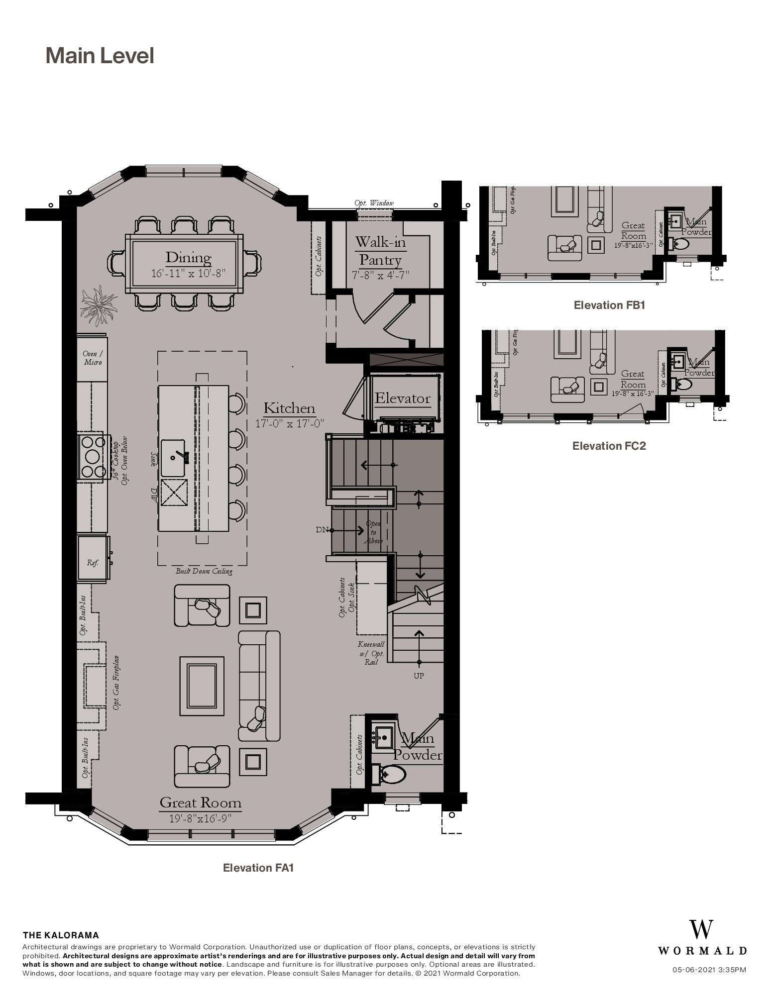 The Kalorama floor plan 2