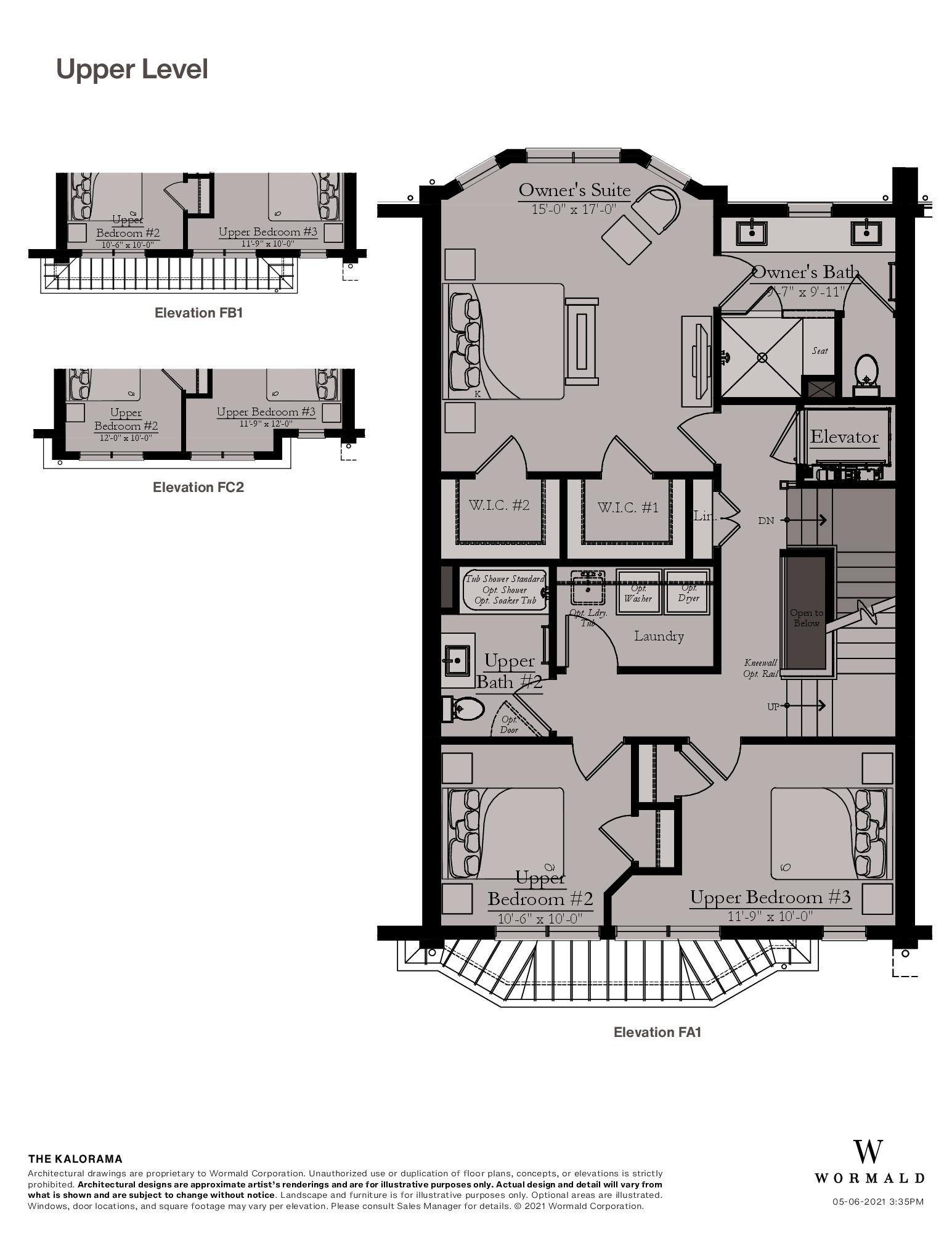 The Kalorama floor plan 4
