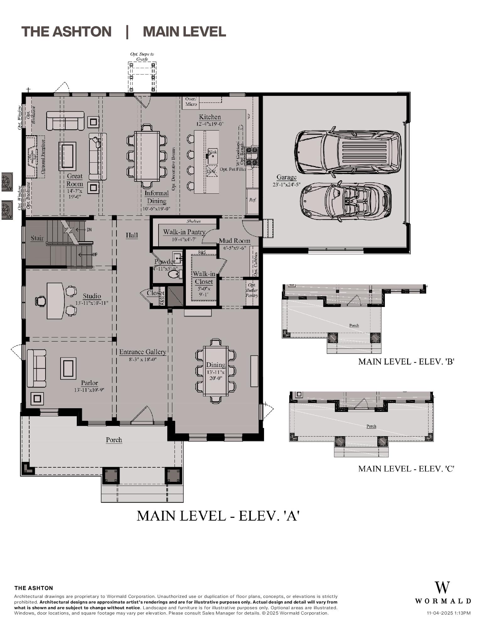 The Ashton I floor plan 0