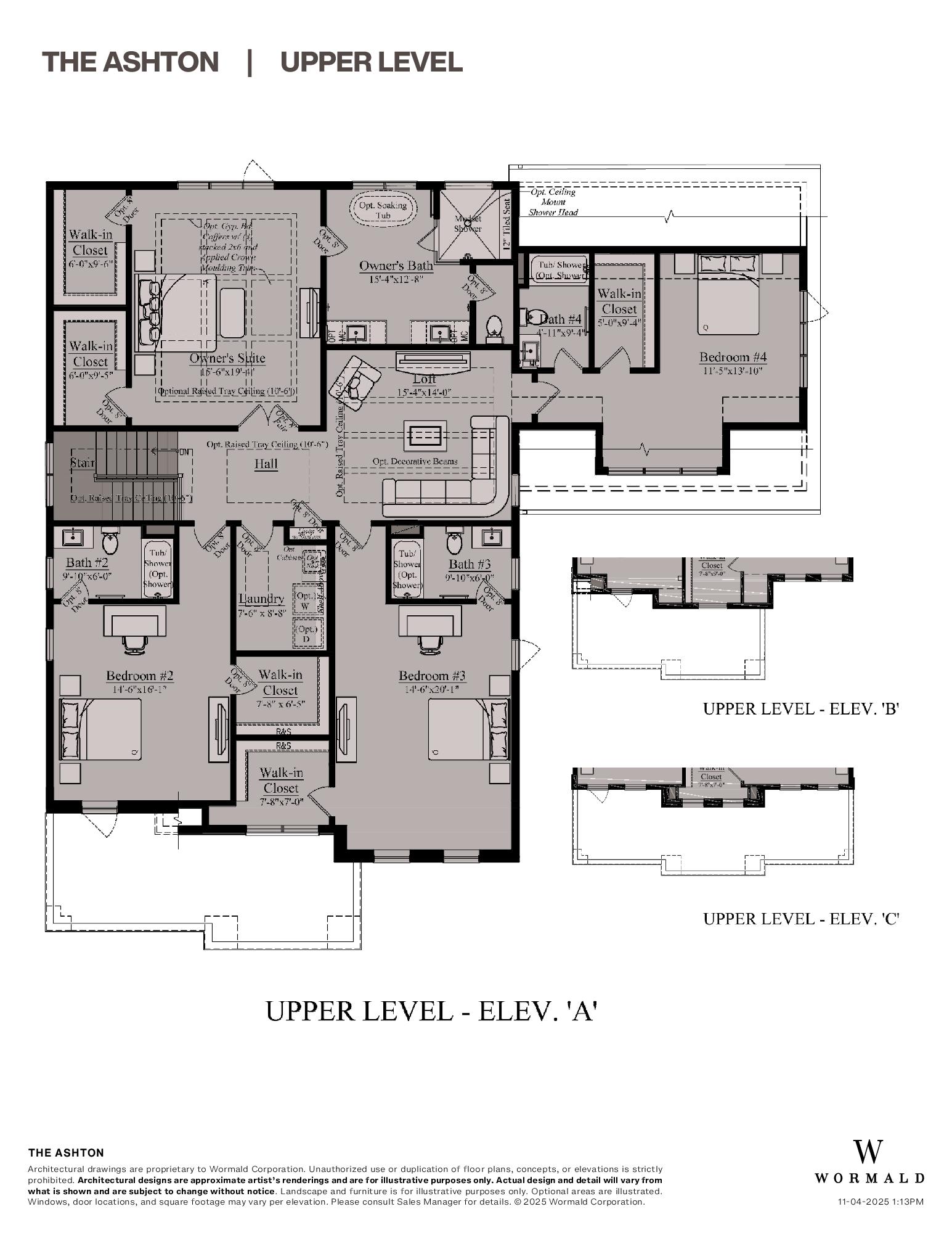The Ashton I floor plan 1