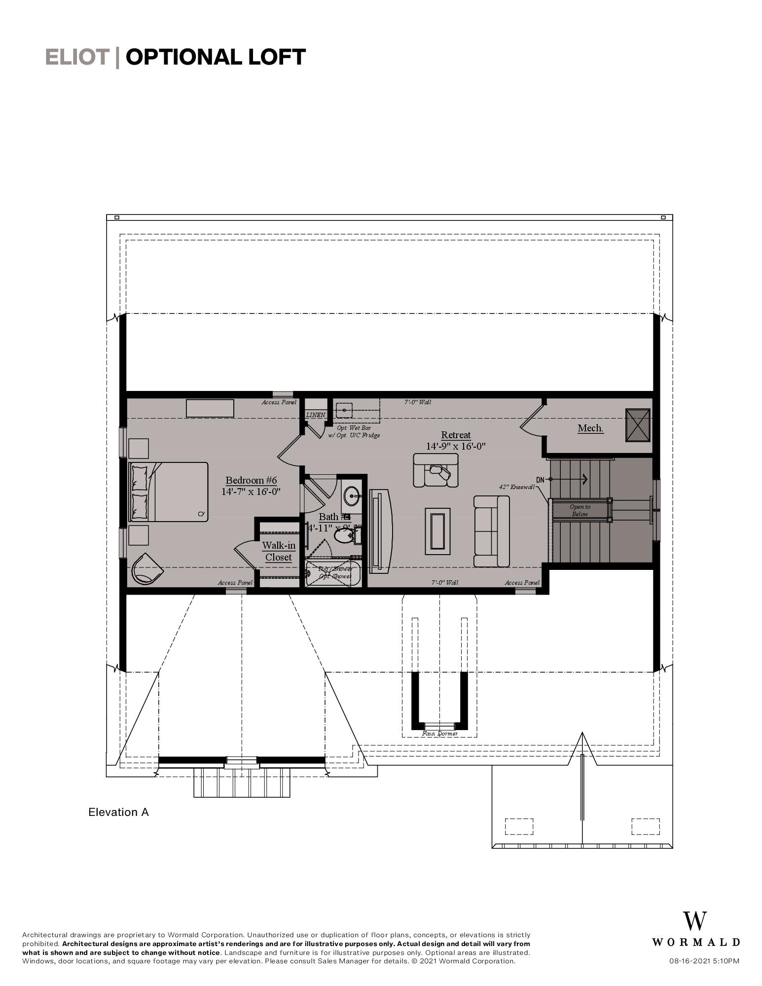 The Eliot floor plan 4