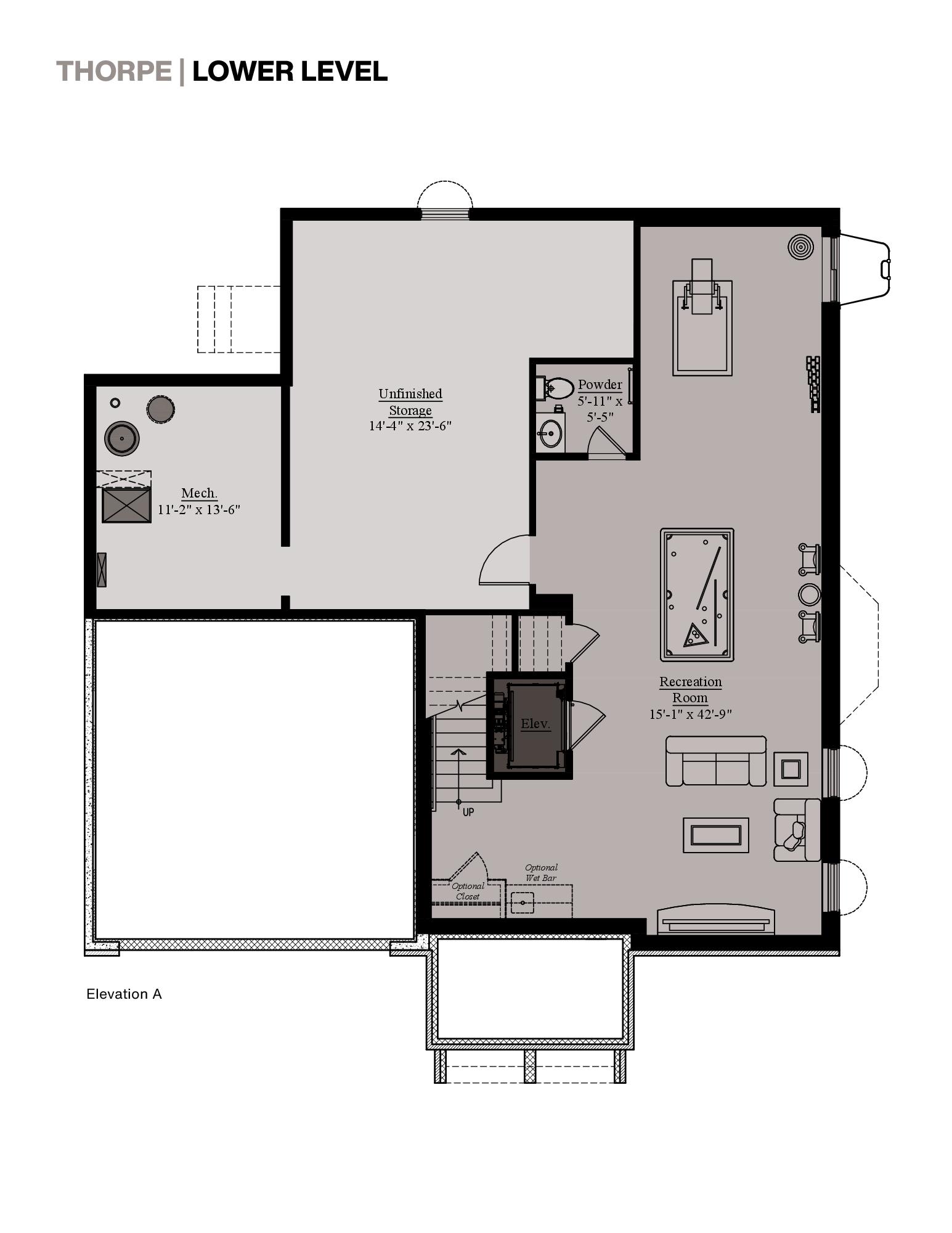 The Thorpe floor plan 6