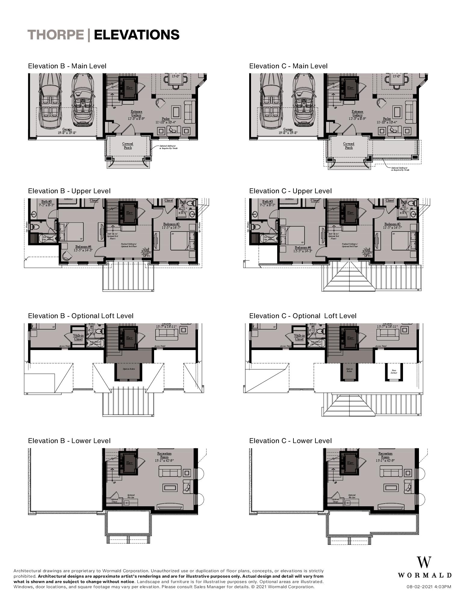 The Thorpe floor plan 8